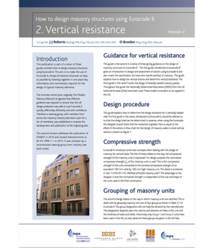 Designing Masonry Structures using Eurocode 6 Vertical Resistance Guide