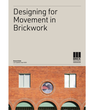 Designing for Movement in Brickwork Guide