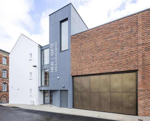 Day Shot of Theatre Door and Entrance